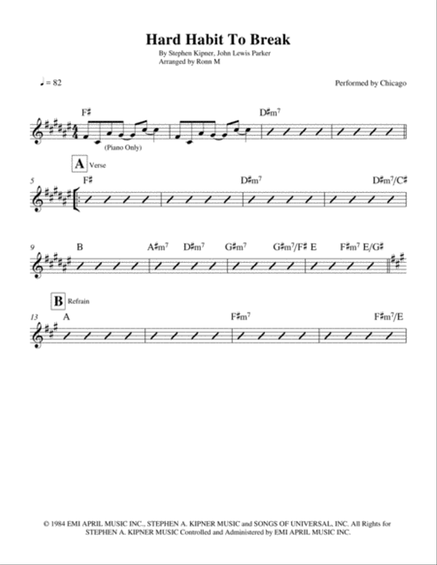 Hard Habit To Break Small Ensemble scores gallery preview page 2