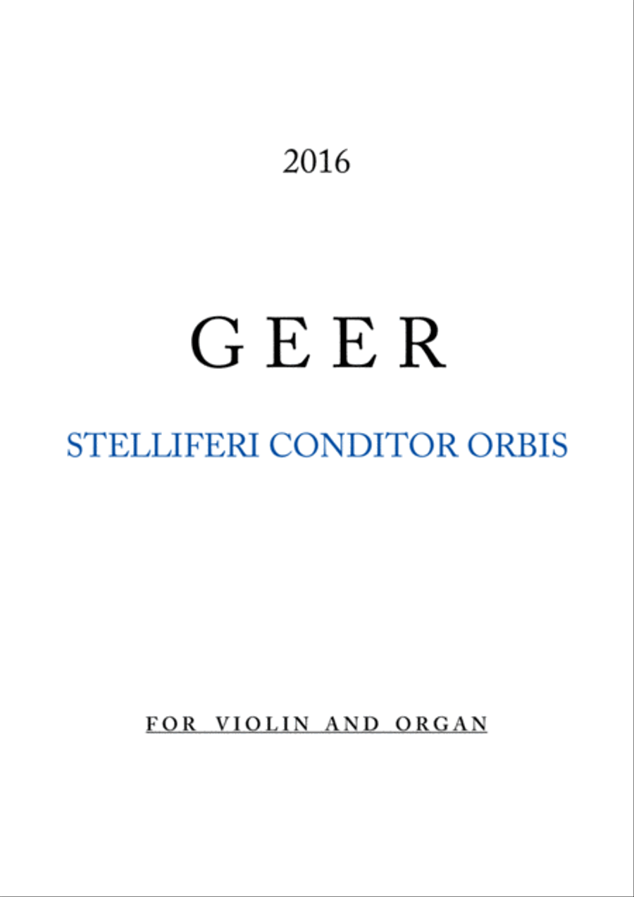 Stelliferi Conditor Orbis String Duet scores gallery preview page 1