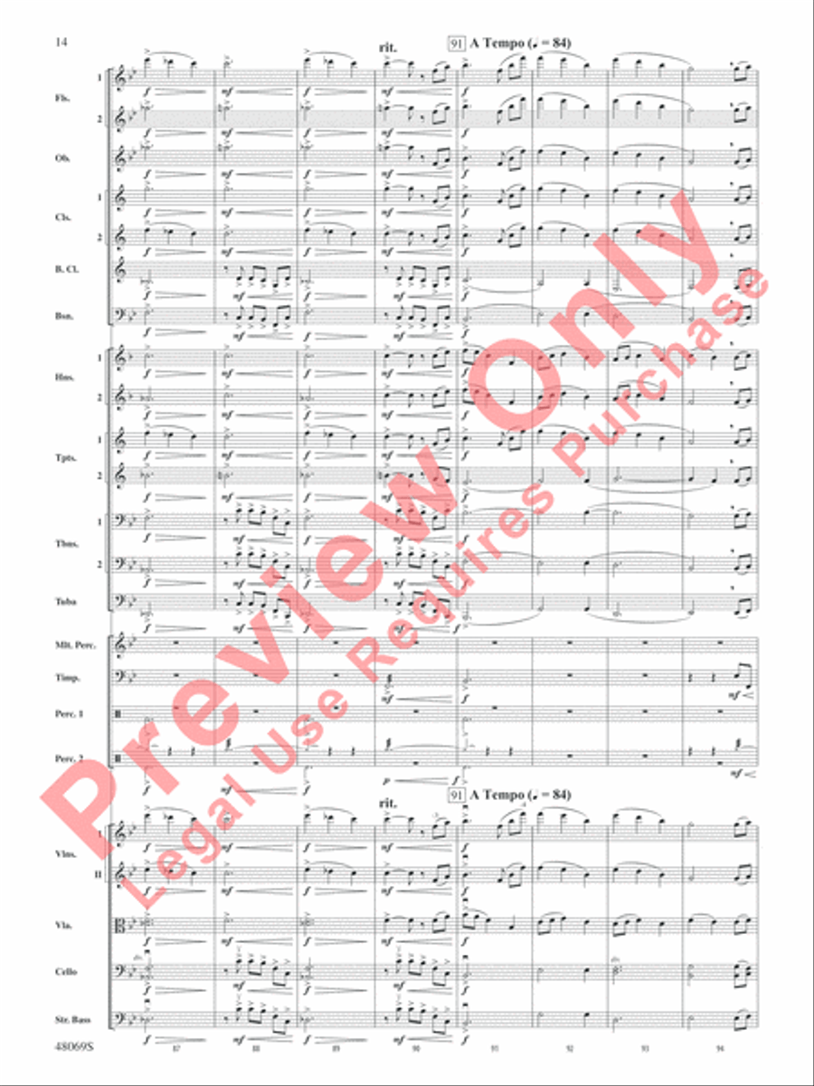 Nostalgia Full Orchestra scores gallery preview page 15