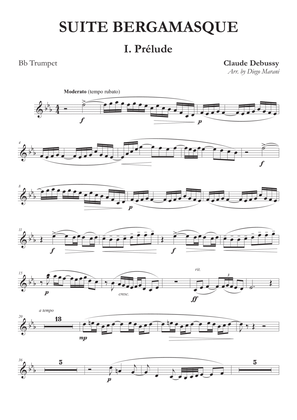 Prelude from "Suite Bergamasque" for Trumpet and Piano
