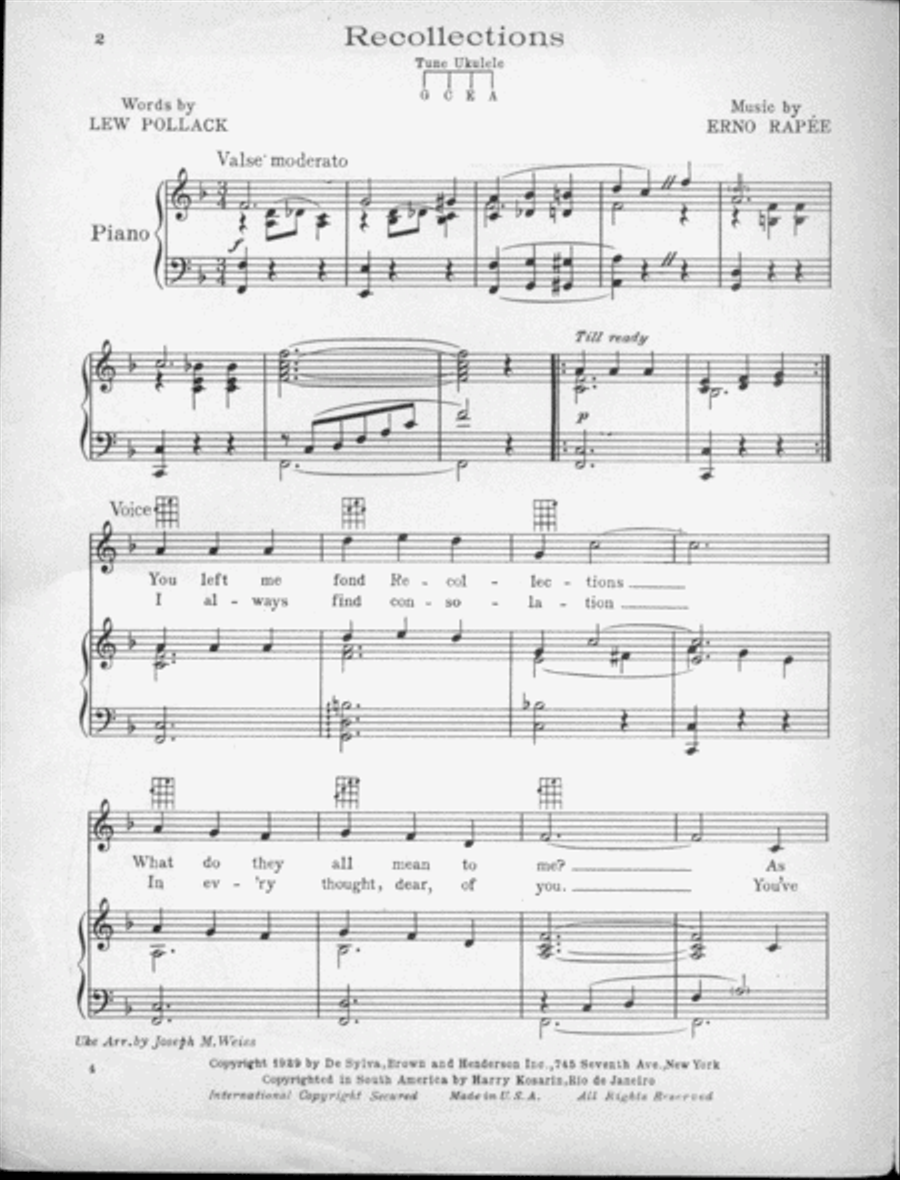 Recollections Voice scores gallery preview page 2