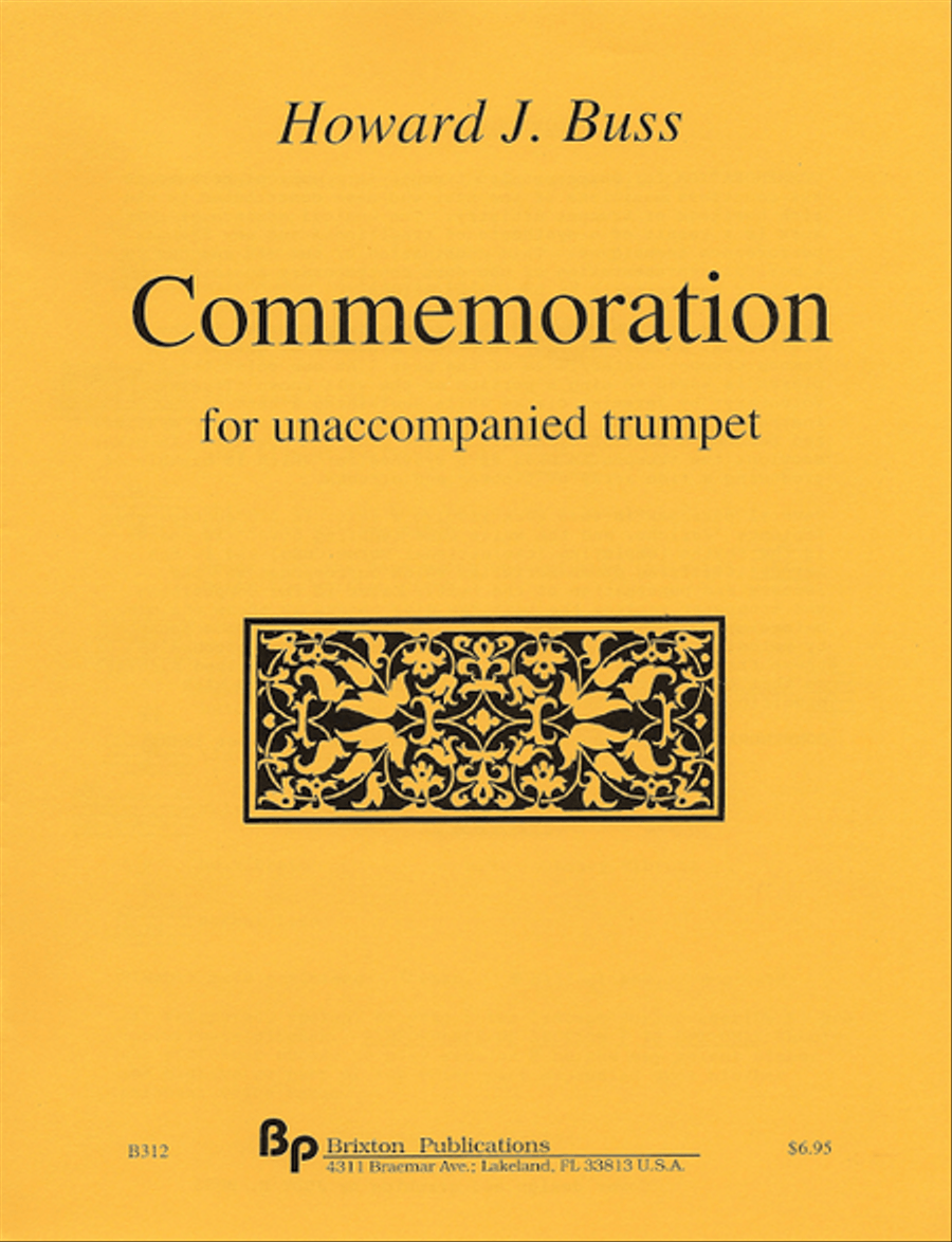 Commemoration Trumpet scores gallery preview page 1