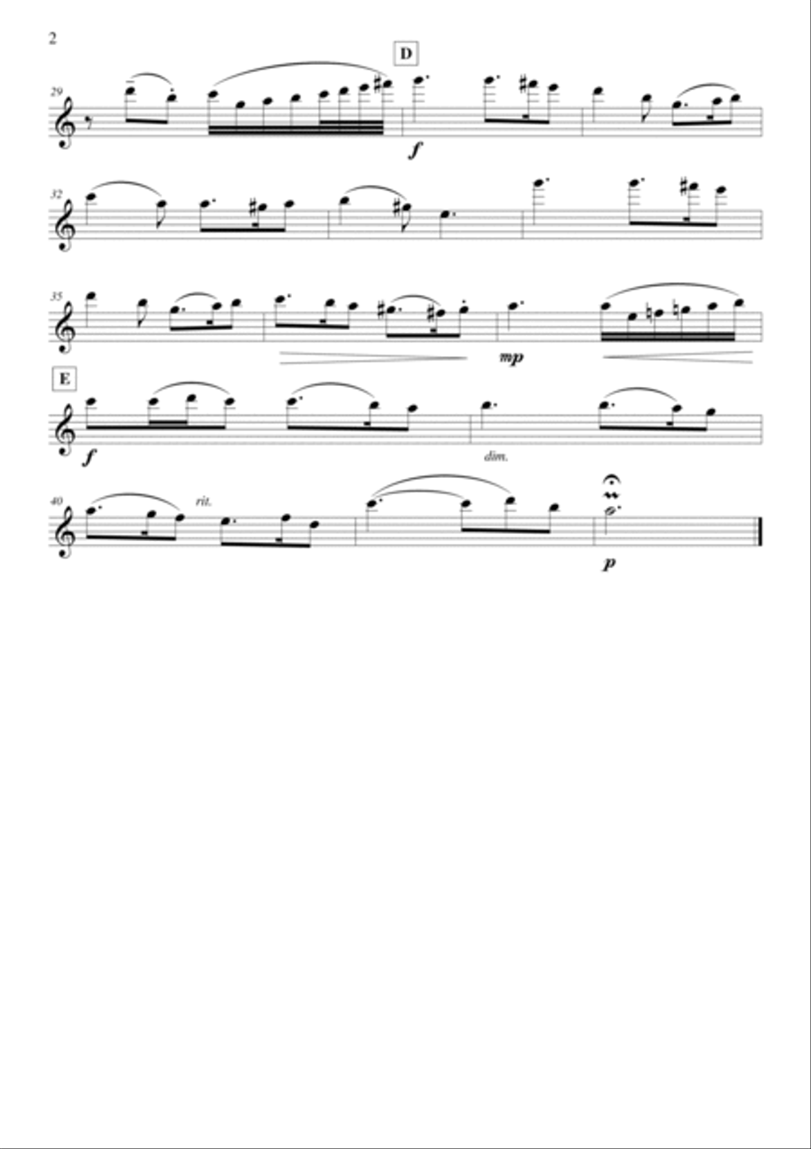Greensleeves Flute Quartet scores gallery preview page 6