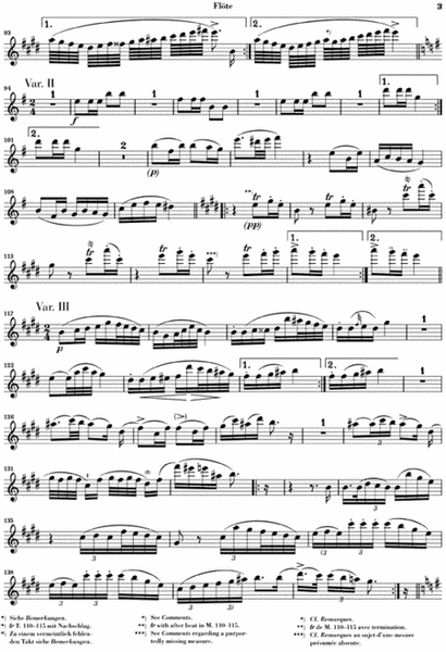 Variations on “Trockne Blumen” in E minor, Op. Posth. 160, D 802