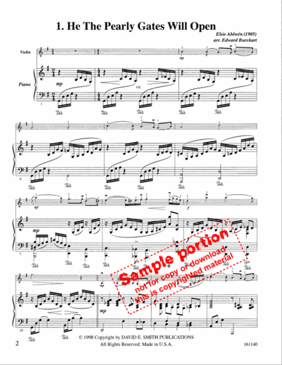 Sacred Violin Solos Vol. Two Violin Solo scores gallery preview page 2