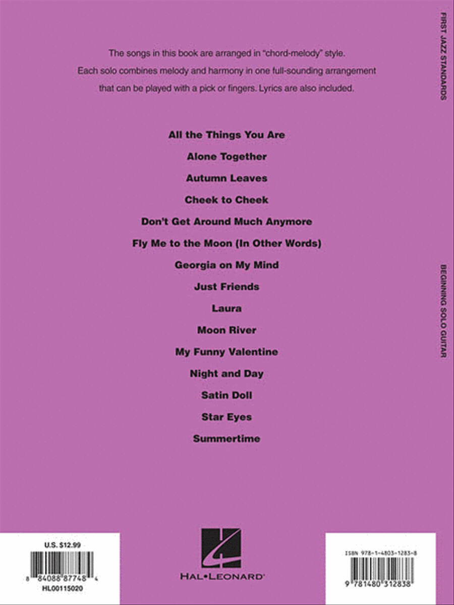 First Jazz Standards First Jazz Standards Electric Guitar scores gallery preview page 2
