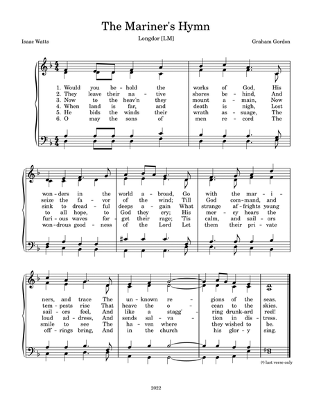 The Mariner's Hymn image number null