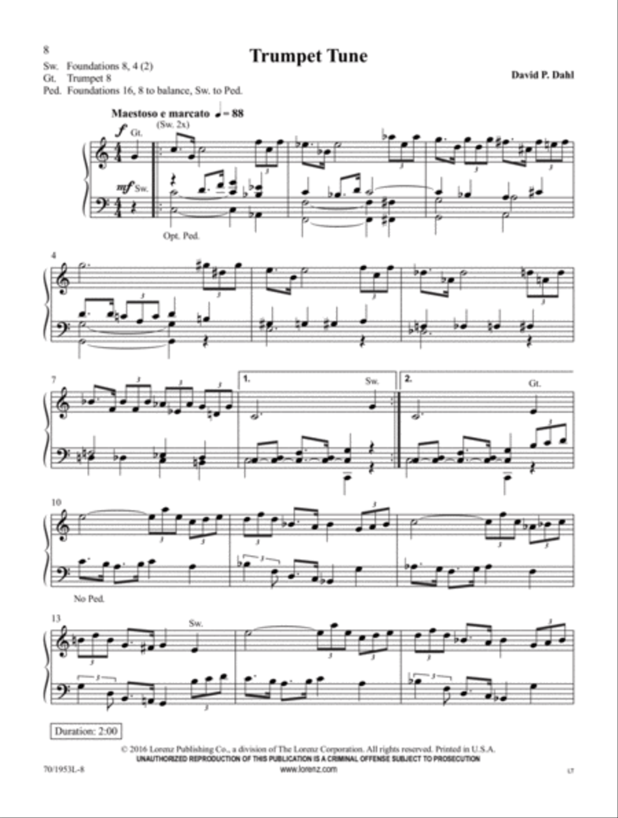 Sound the Trumpet Sound the Trumpet Trumpet scores gallery preview page 3