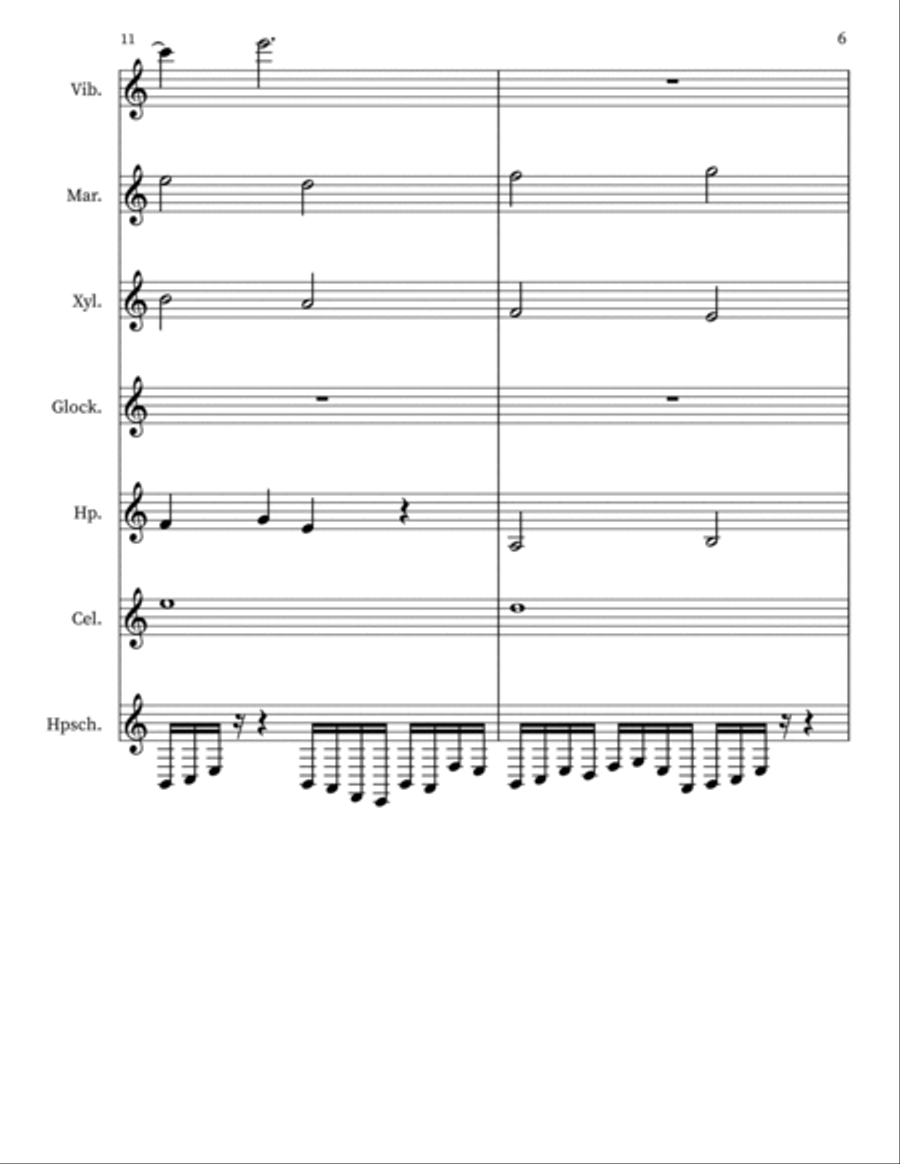Confection 161 Harpsichord scores gallery preview page 6