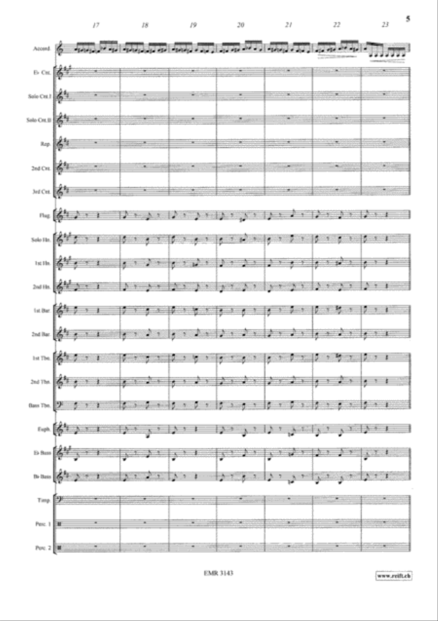 Flight Of The Bumble-Bee Brass Band scores gallery preview page 6