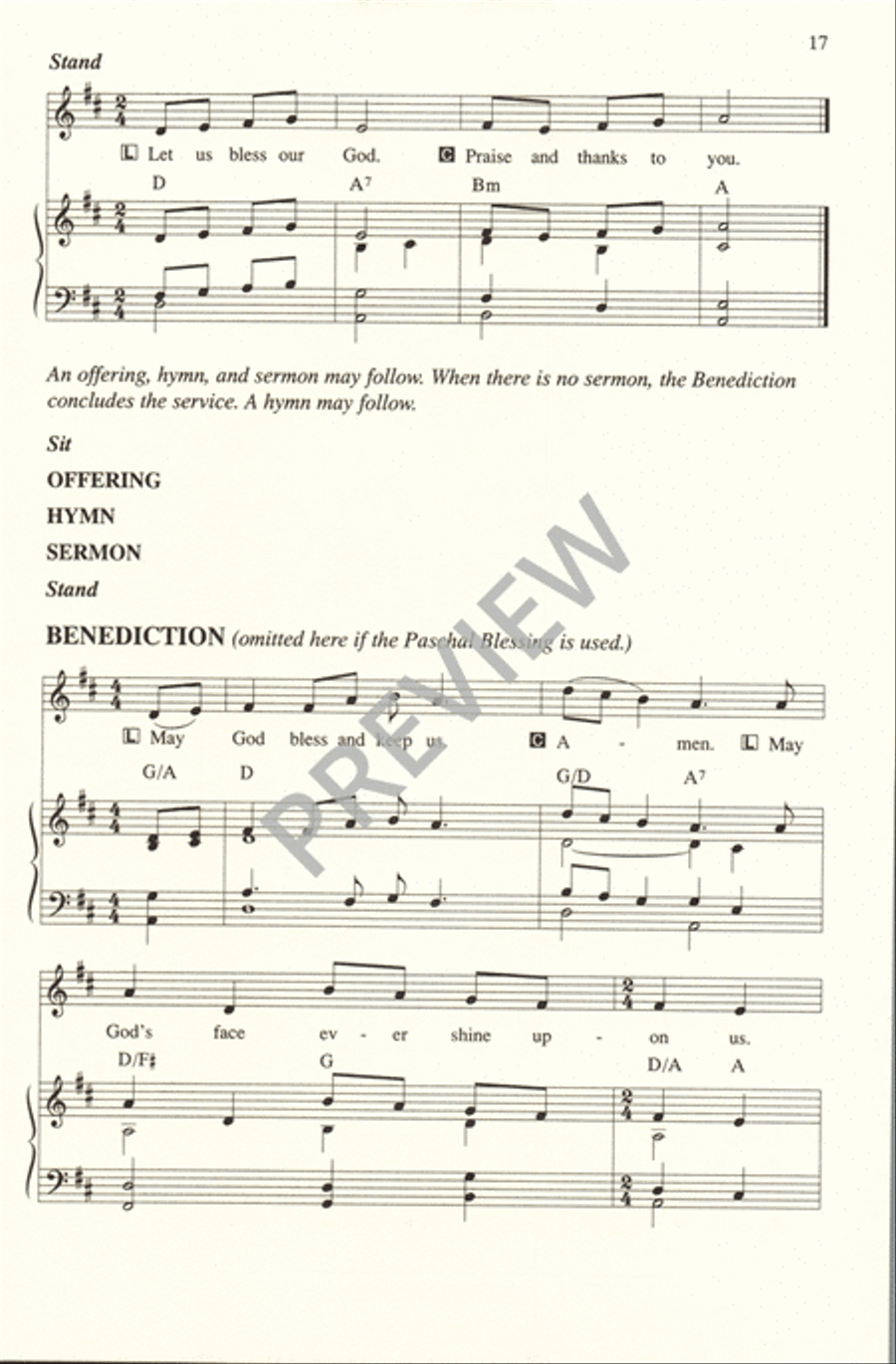 In the Morning I Will Sing Unison Choir scores gallery preview page 19