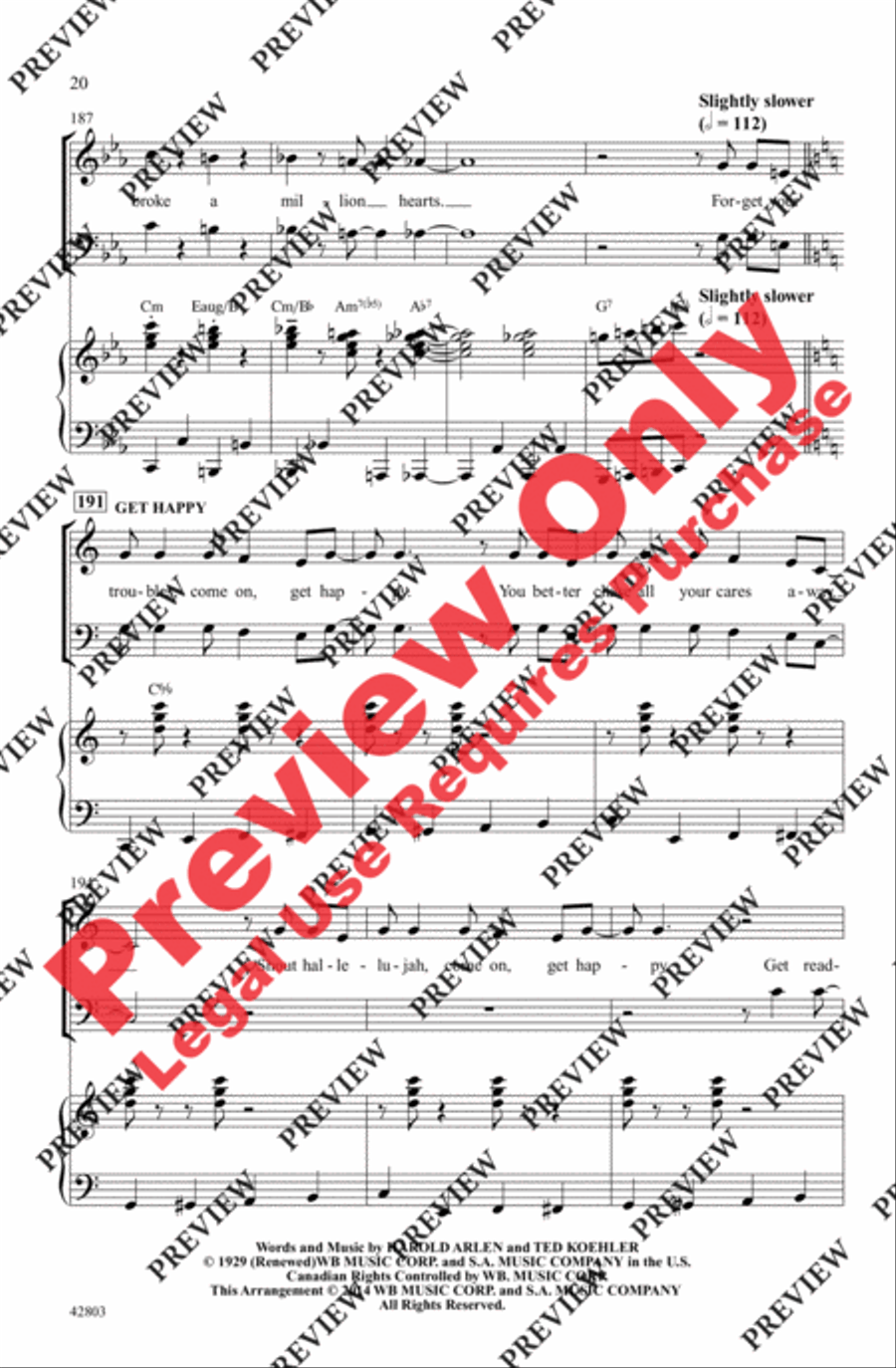 Swing's the Thing! 3-Part scores gallery preview page 19