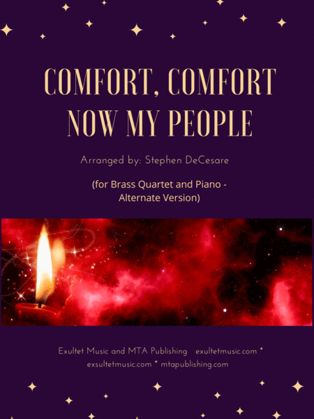 Comfort, Comfort Now My People (Brass Quartet and Piano - Alternate Version) image number null