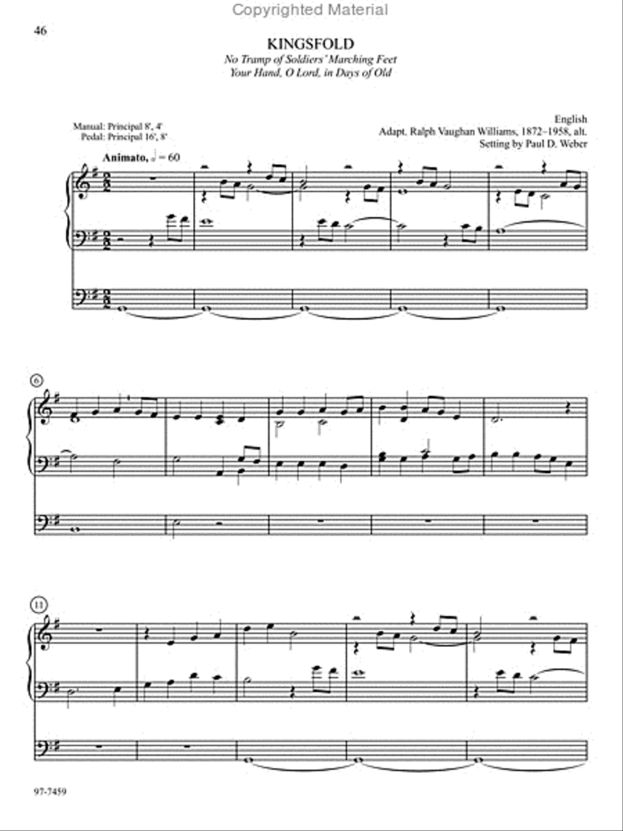 Hymn Prelude Library: Lutheran Service Book, Vol. 6 (JKL) Organ scores gallery preview page 5