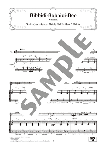 Disney Songs for Flute and Piano 2/English Version