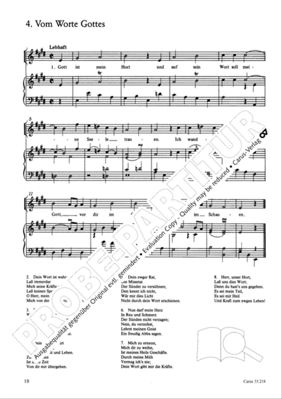 Geistliche Oden und Lieder (Gellert) Collection / Songbook scores gallery preview page 13