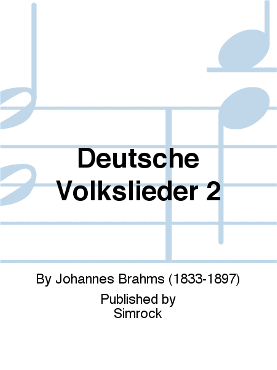 Deutsche Volkslieder 2 Voice scores gallery preview page 1