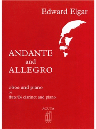 Book cover for Andante & Allegro - Oboe/Piano