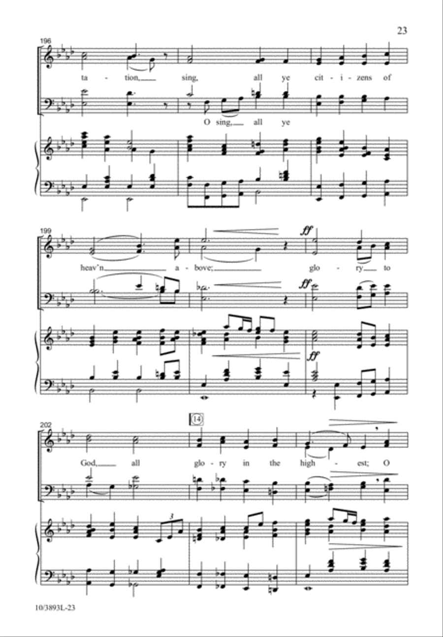The Birth of a King 4-Part scores gallery preview page 23