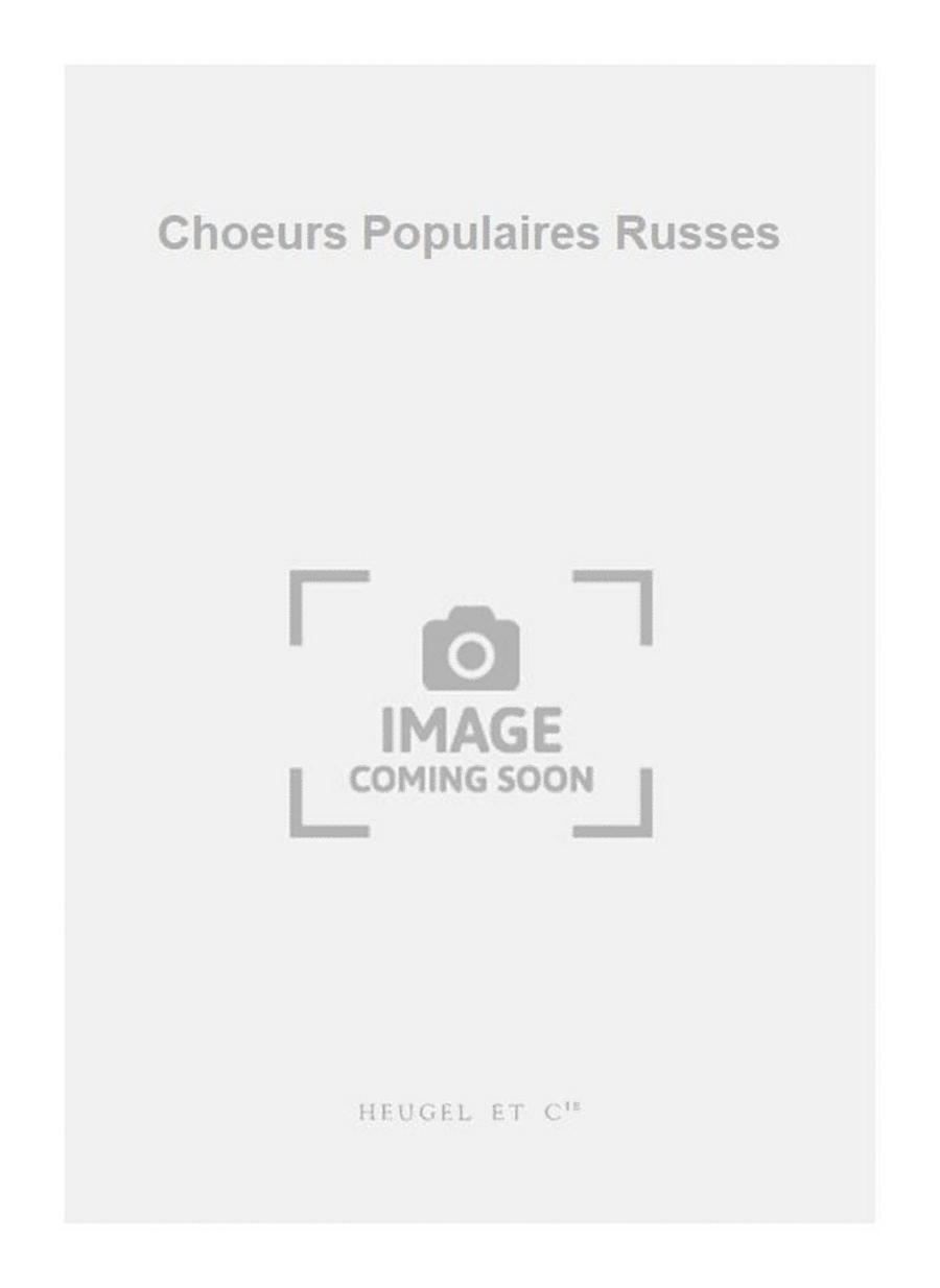 Choeurs Populaires Russes Voice scores gallery preview page 1