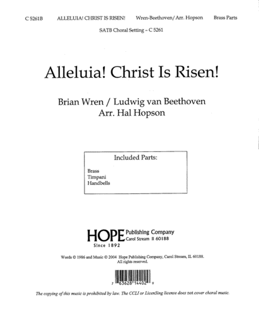 Alleluia! Christ Is Risen!