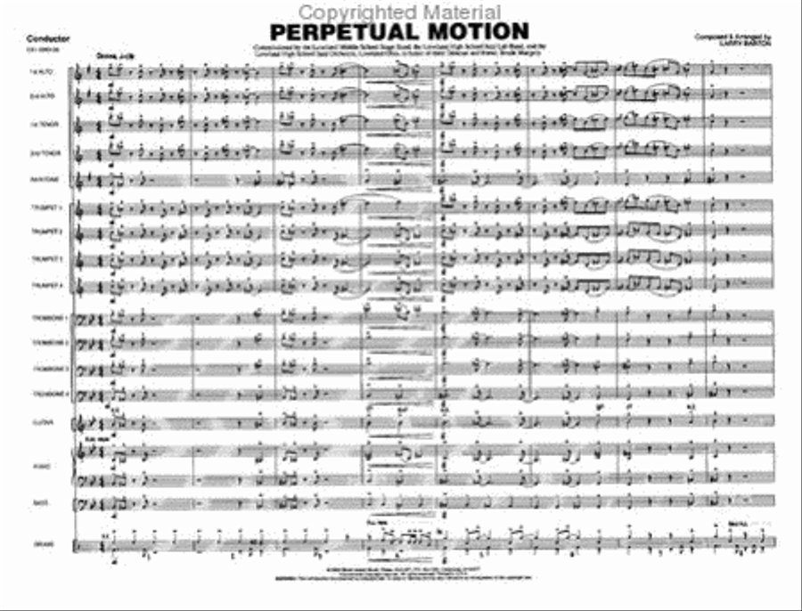Perpetual Motion Jazz Ensemble scores gallery preview page 2