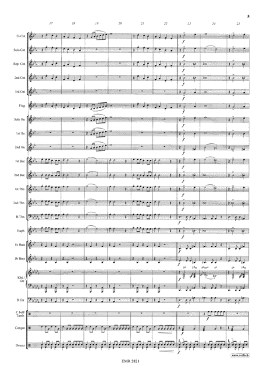La Bamba Brass Band scores gallery preview page 6