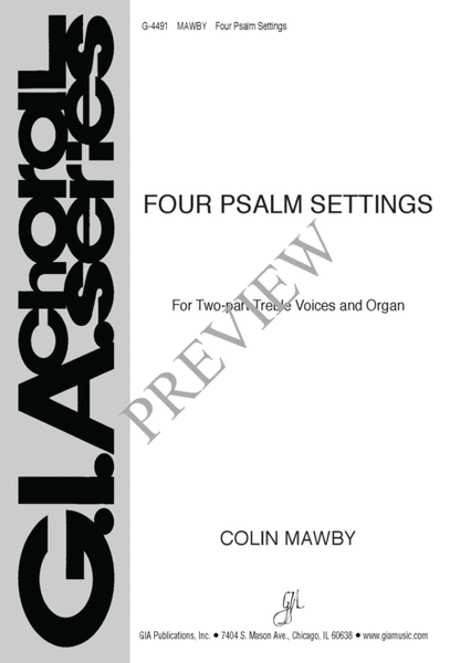 Four Psalm Settings image number null