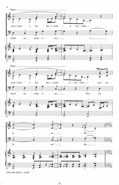 Give Me Jesus (arr. Rollo Dilworth)