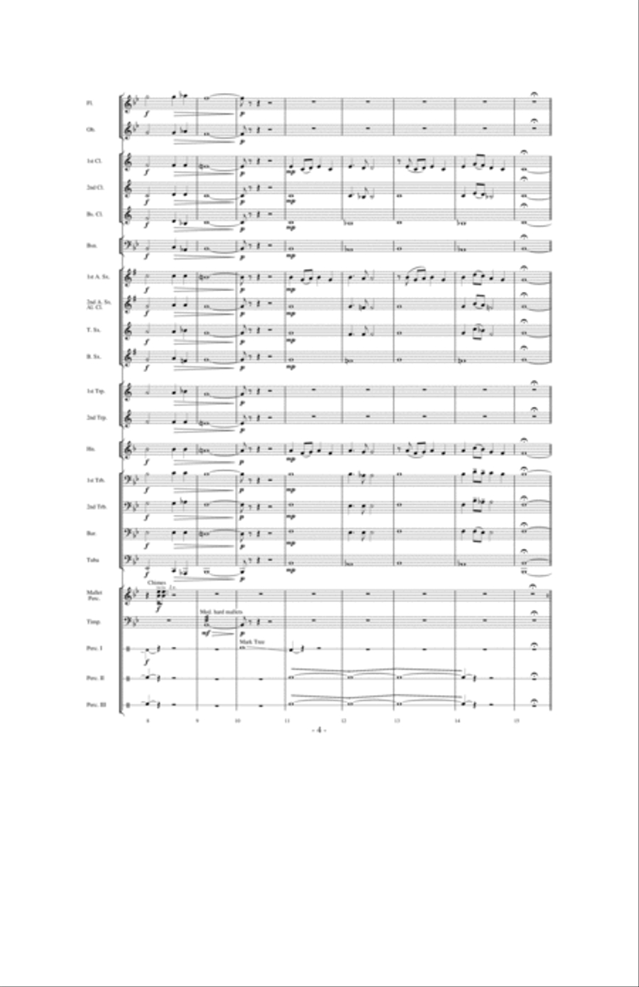 Stormy Seas Concert Band scores gallery preview page 3