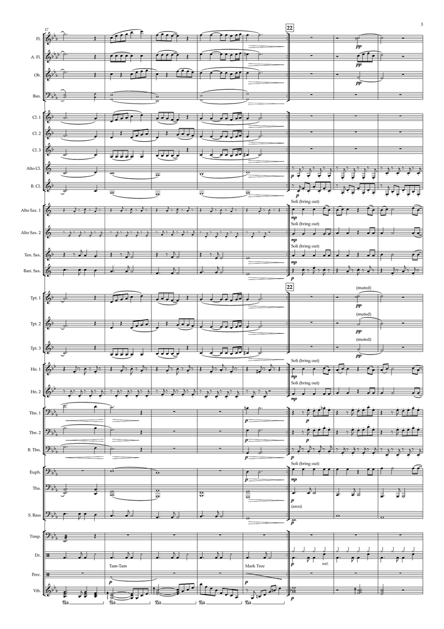 Only Time Concert Band scores gallery preview page 3