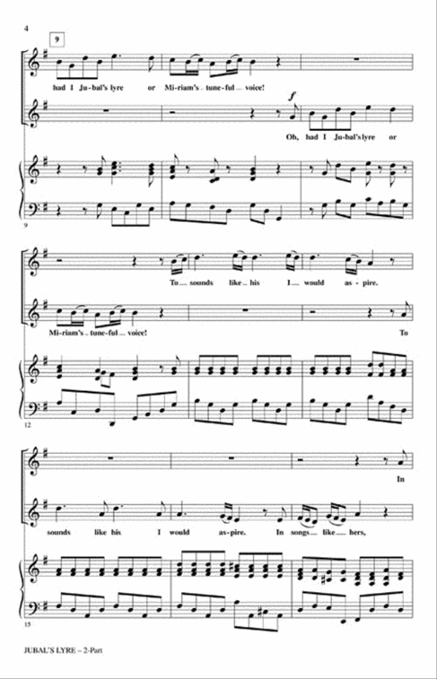 Jubal's Lyre Jubal's Lyre 2-Part scores gallery preview page 3
