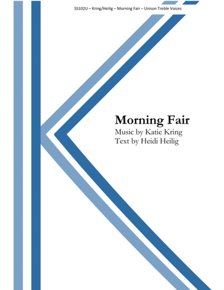 Morning Fair - Unison High Treble Voices image number null