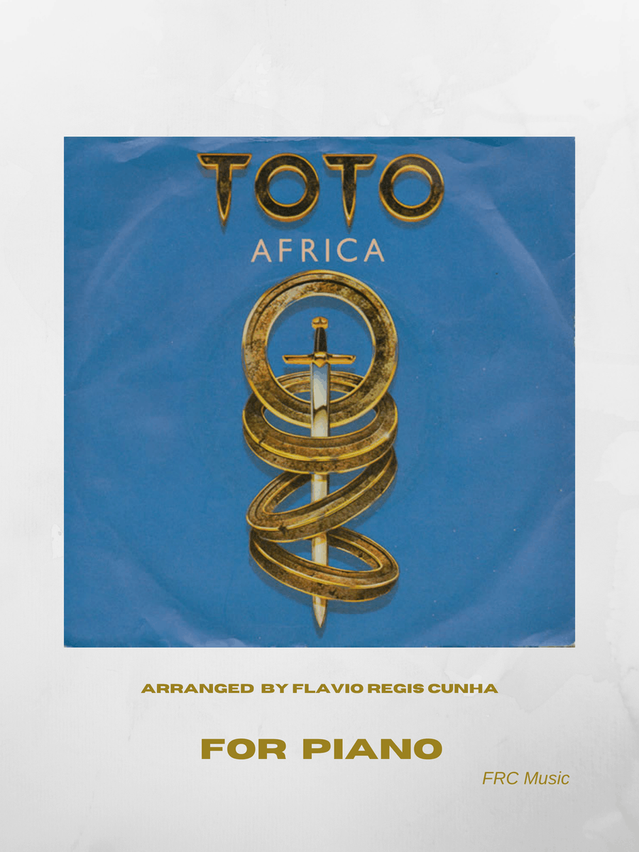 Africa Piano Solo scores gallery preview page 1