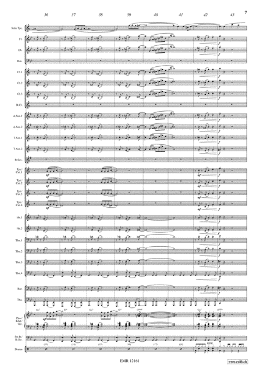 Funkytrumpet Concert Band scores gallery preview page 7