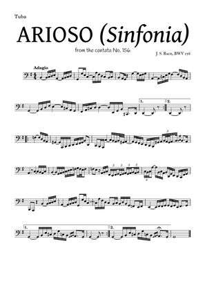 ARIOSO, by J. S. Bach (sinfonia) - for Tuba and accompaniment