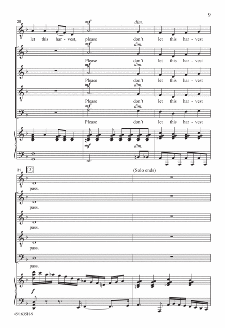 Mass: A Celebration of Love and Joy 4-Part scores gallery preview page 7