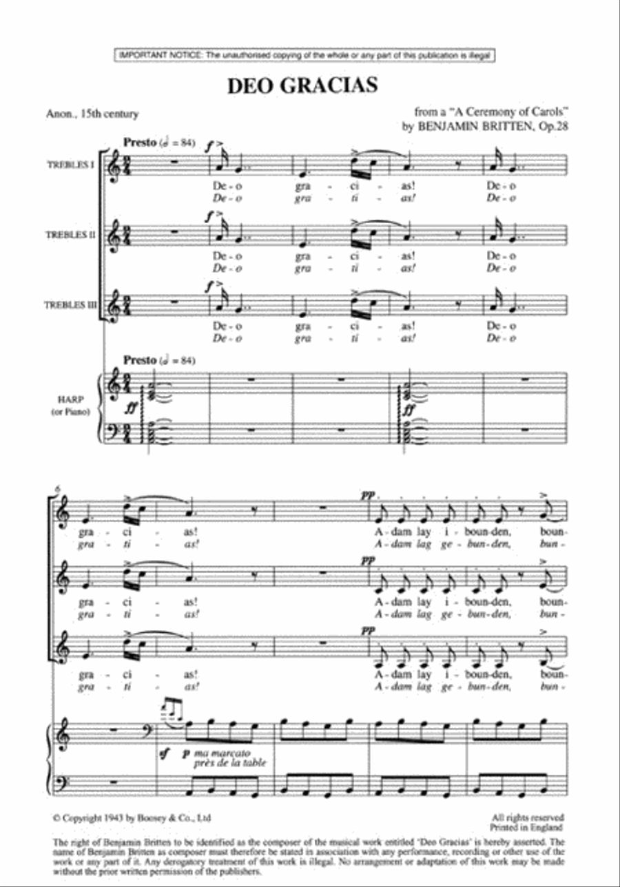 Deo Gracias SSA scores gallery preview page 1