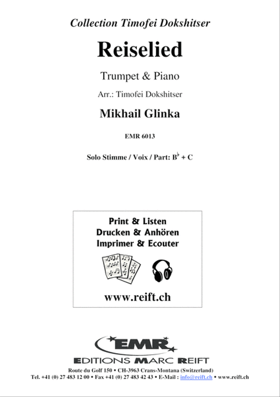 Reiselied Trumpet Solo scores gallery preview page 2