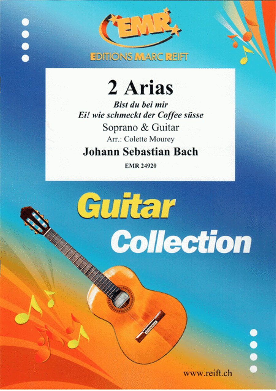 2 Arias Classical Guitar scores gallery preview page 1
