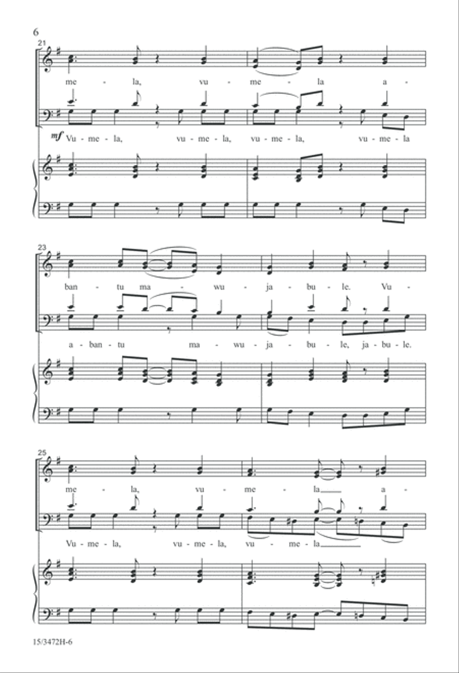 Masijabule Masijabule 4-Part scores gallery preview page 6