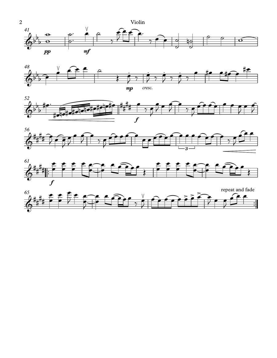 Ain't No Mountain High Enough String Trio scores gallery preview page 2