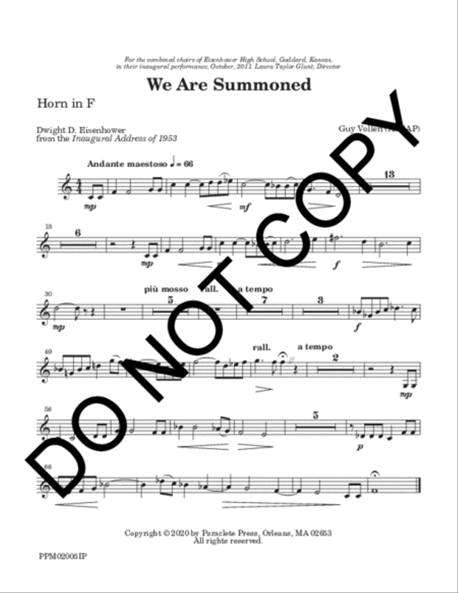 We Are Summoned We Are Summoned Score scores gallery preview page 2