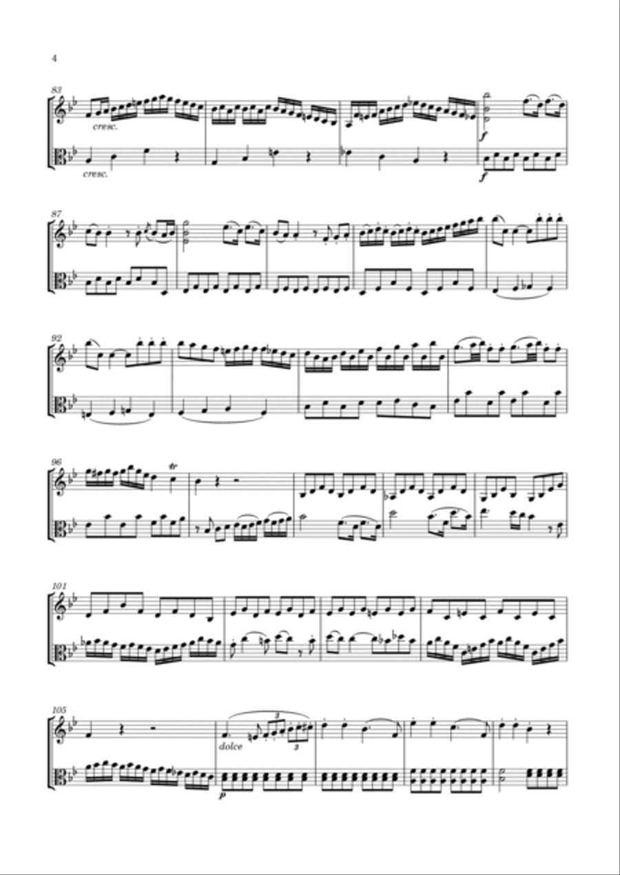 Hoffmeister - 6 Duets for Violin & Viola, Op.19 String Duet scores gallery preview page 5