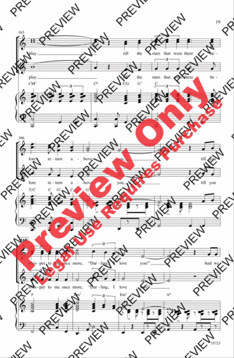 Let's Fall in Love Women's Choir scores gallery preview page 19