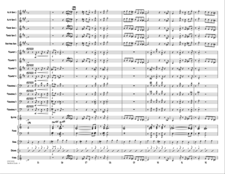 Yardbird Suite (arr. Mark Taylor) - Conductor Score (Full Score) Jazz Ensemble scores gallery preview page 4