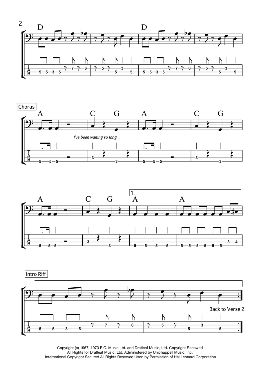 Sunshine Of Your Love Sunshine Of Your Love String Duet scores gallery preview page 2