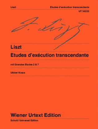 Book cover for Etudes D'Exécution Transcendante