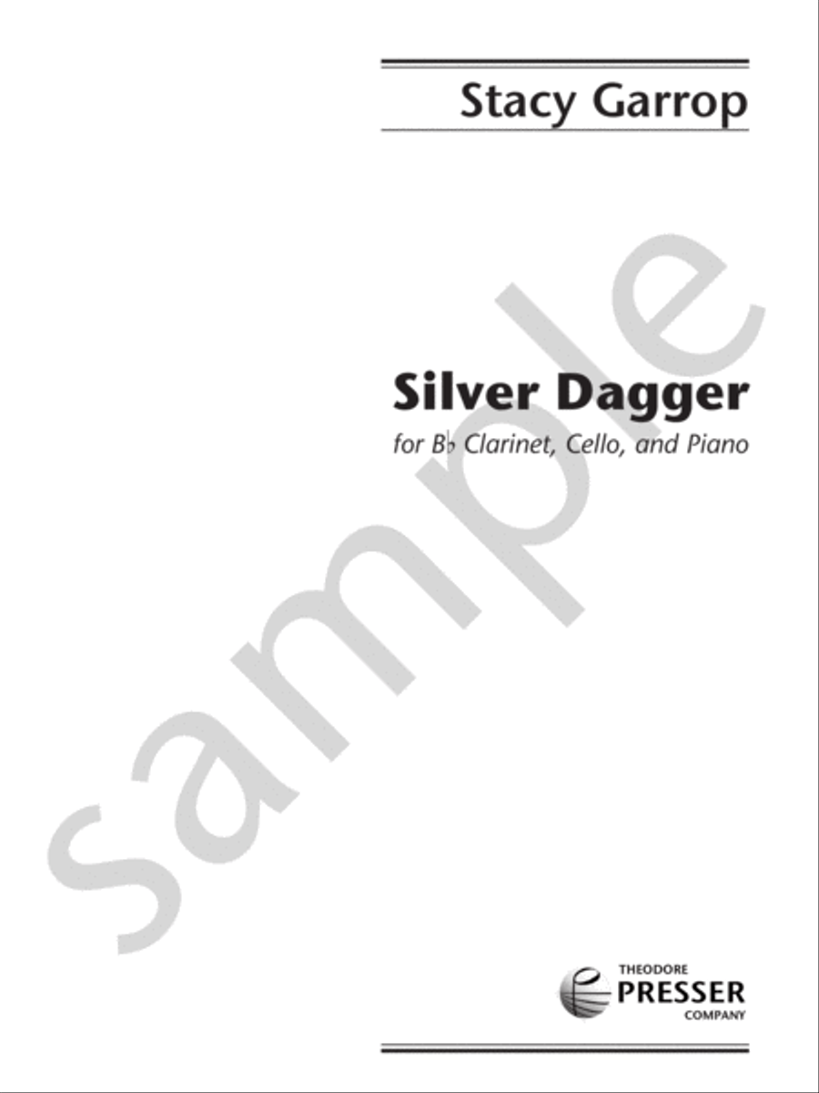 Silver Dagger Chamber Music scores gallery preview page 2