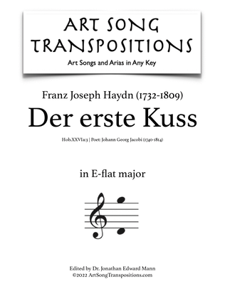 HAYDN: Der erste Kuss, Hob.XXVIa:3 (transposed to E-flat major)